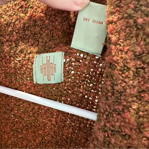 ANTHROPOLOGIE Jacket Cardigan Blazer Coat Sweater with Velvet Detail and Stretch - Picture 7 of 7